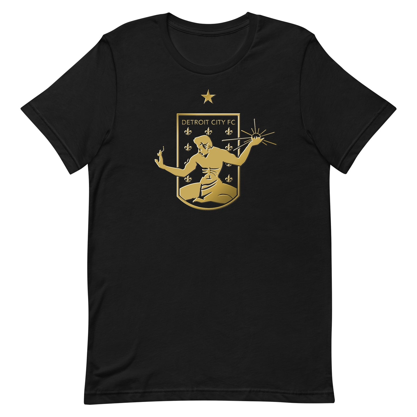 Detroit City FC Player or Personalized Gold 3D T-Shirt