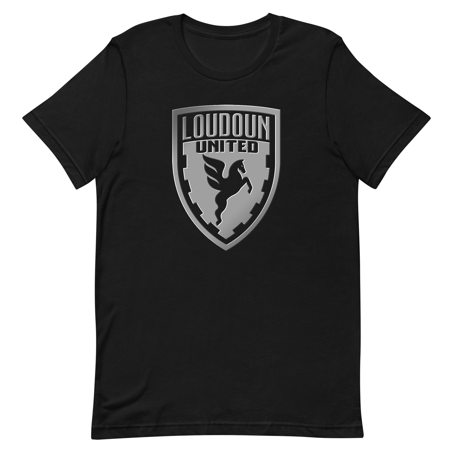 Loudoun United FC Player or Personalized Silver 3D T-Shirt