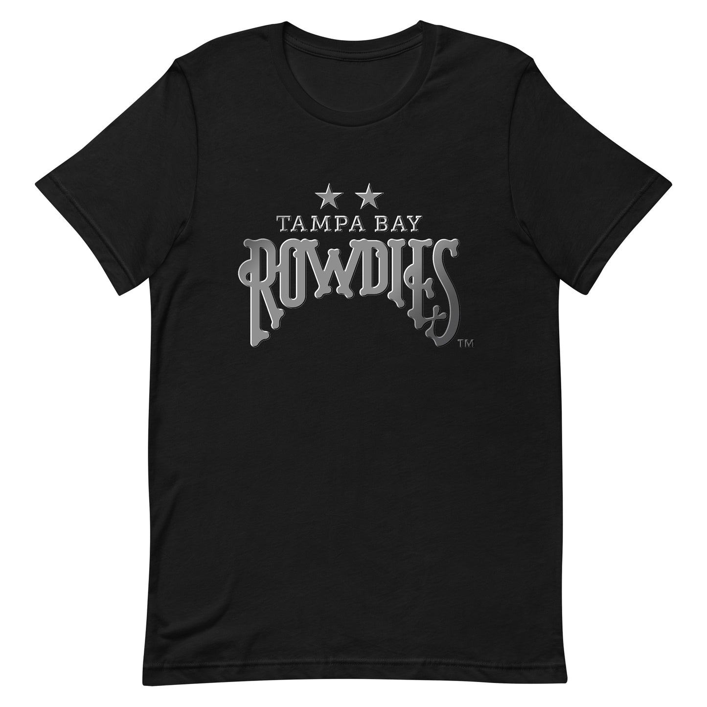 Tampa Bay Rowdies Player or Personalized Silver 3D T-Shirt