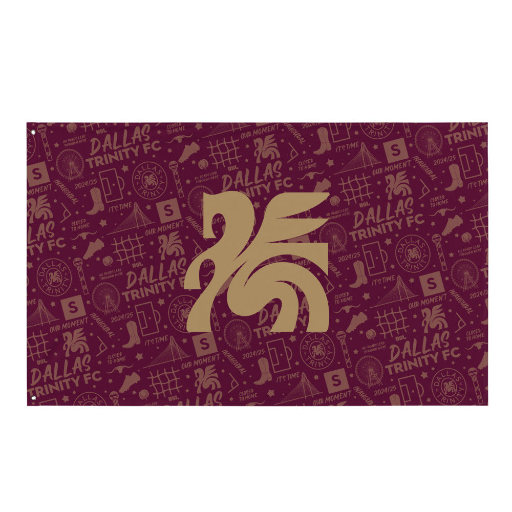Dallas Trinity FC Tapestry Flag