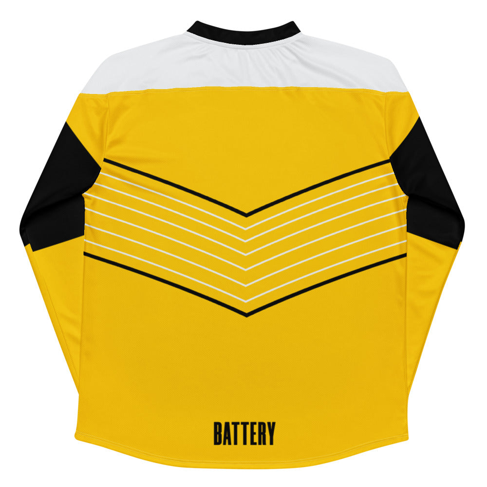 Charleston Battery Direct Line Oversized Recycled Poly Mesh Long Sleeve T-Shirt