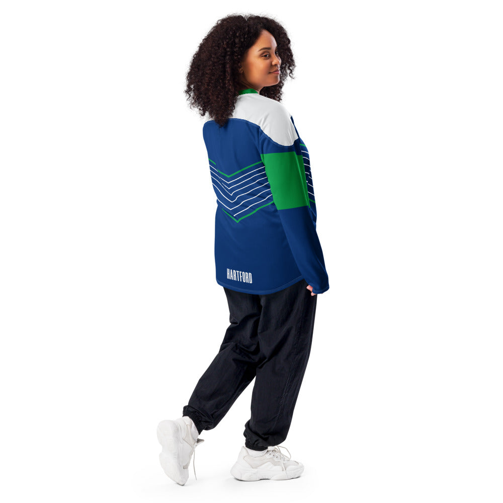 Hartford Athletic Direct Line Oversized Recycled Poly Mesh Long Sleeve T-Shirt