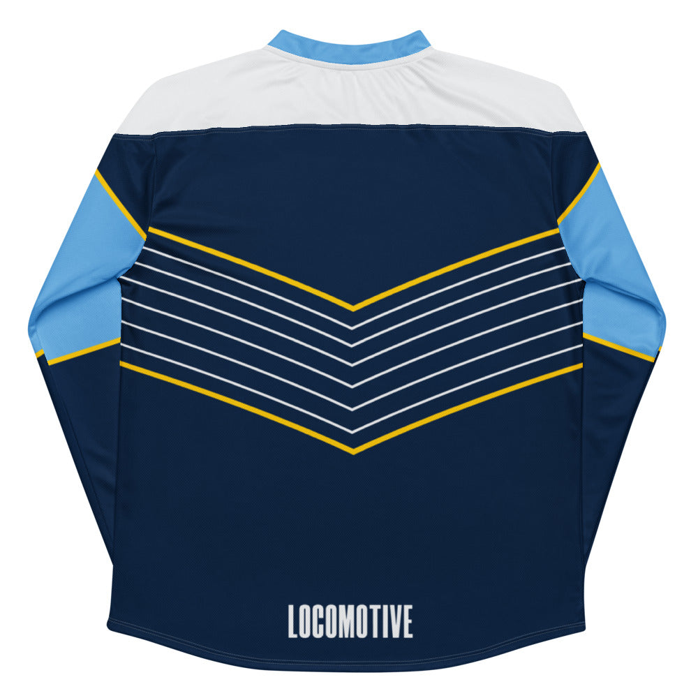 El Paso Locomotive Direct Line Oversized Recycled Poly Mesh Long Sleeve T-Shirt