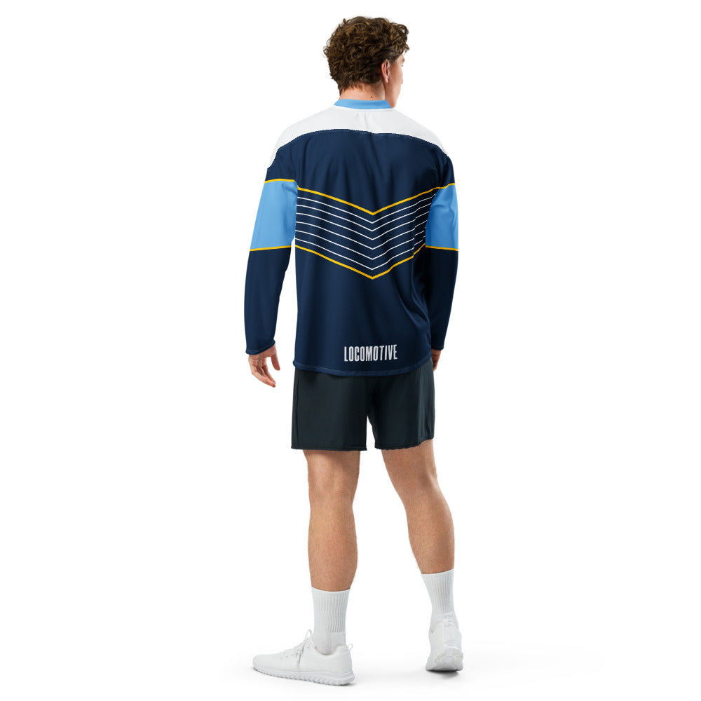 El Paso Locomotive Direct Line Oversized Recycled Poly Mesh Long Sleeve T-Shirt