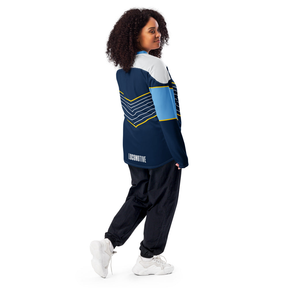 El Paso Locomotive Direct Line Oversized Recycled Poly Mesh Long Sleeve T-Shirt