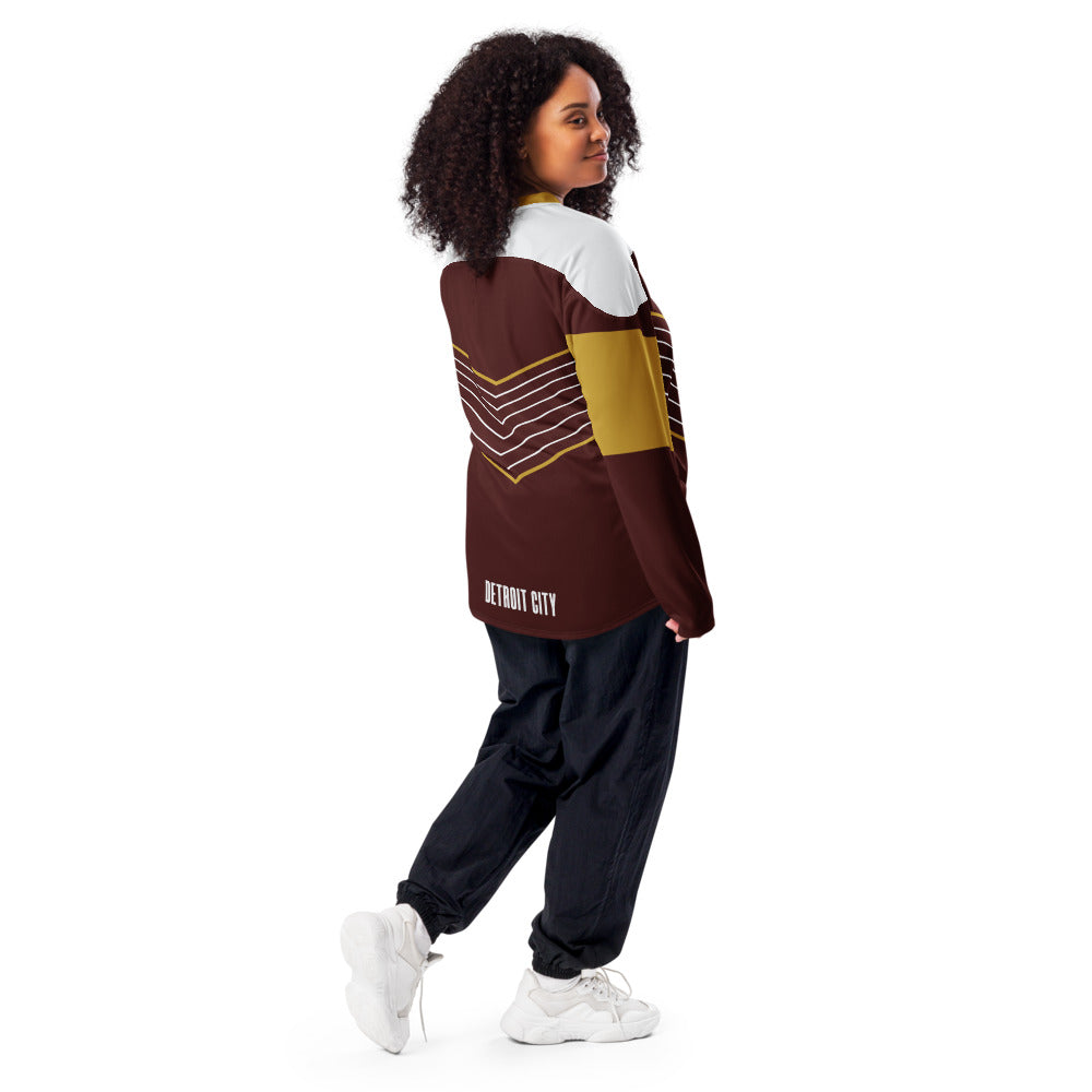 Detroit City FC Direct Line Oversized Recycled Poly Mesh Long Sleeve T-Shirt