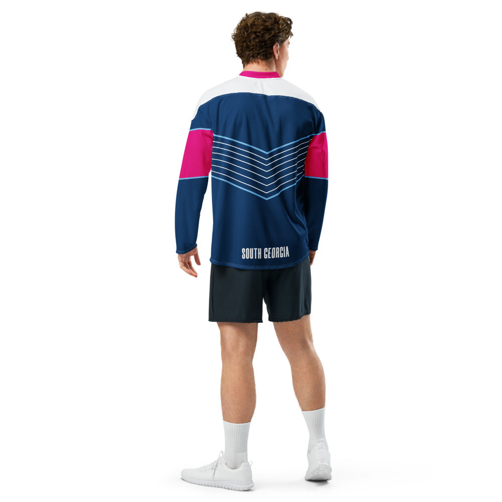 South Georgia Tormenta FC Direct Line Oversized Recycled Poly Mesh Long Sleeve T-Shirt