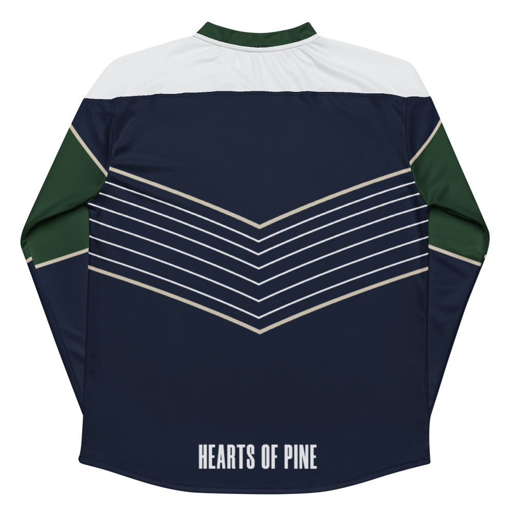 Portland Hearts of Pine Direct Line Oversized Recycled Poly Mesh Long Sleeve T-Shirt