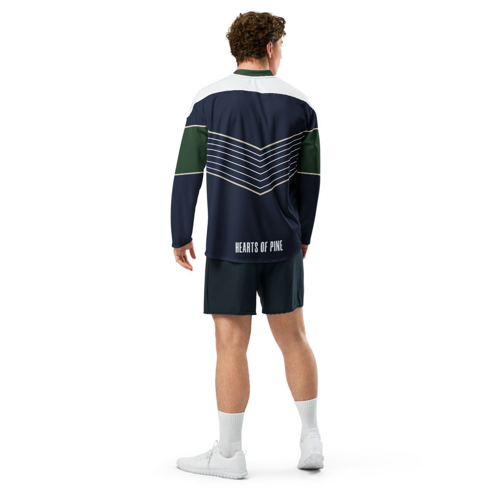 Portland Hearts of Pine Direct Line Oversized Recycled Poly Mesh Long Sleeve T-Shirt