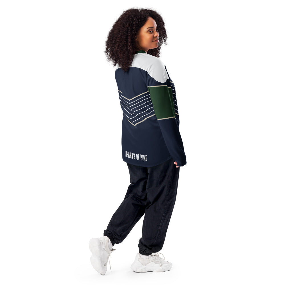 Portland Hearts of Pine Direct Line Oversized Recycled Poly Mesh Long Sleeve T-Shirt