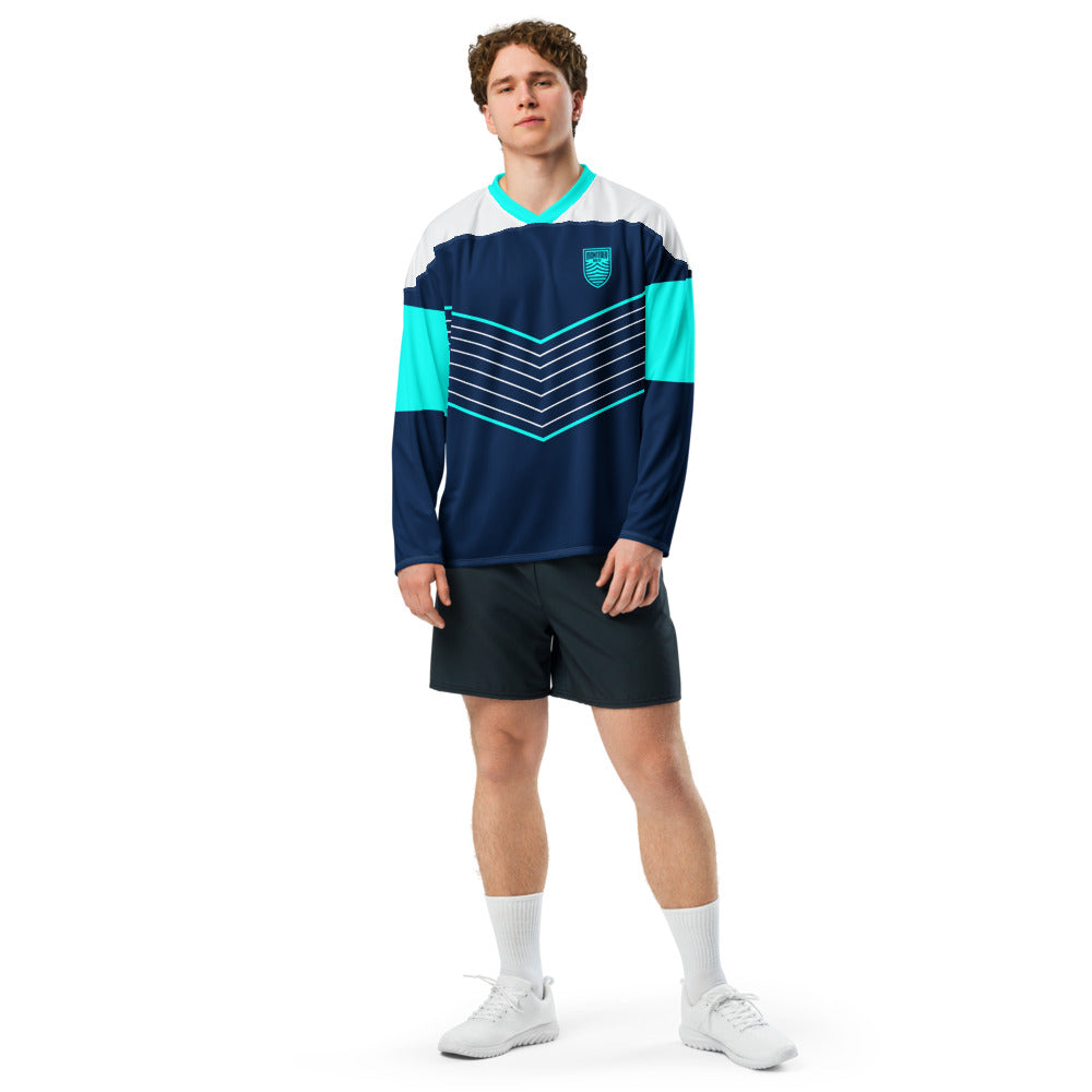 Monterey Bay FC Direct Line Oversized Recycled Poly Mesh Long Sleeve T-Shirt