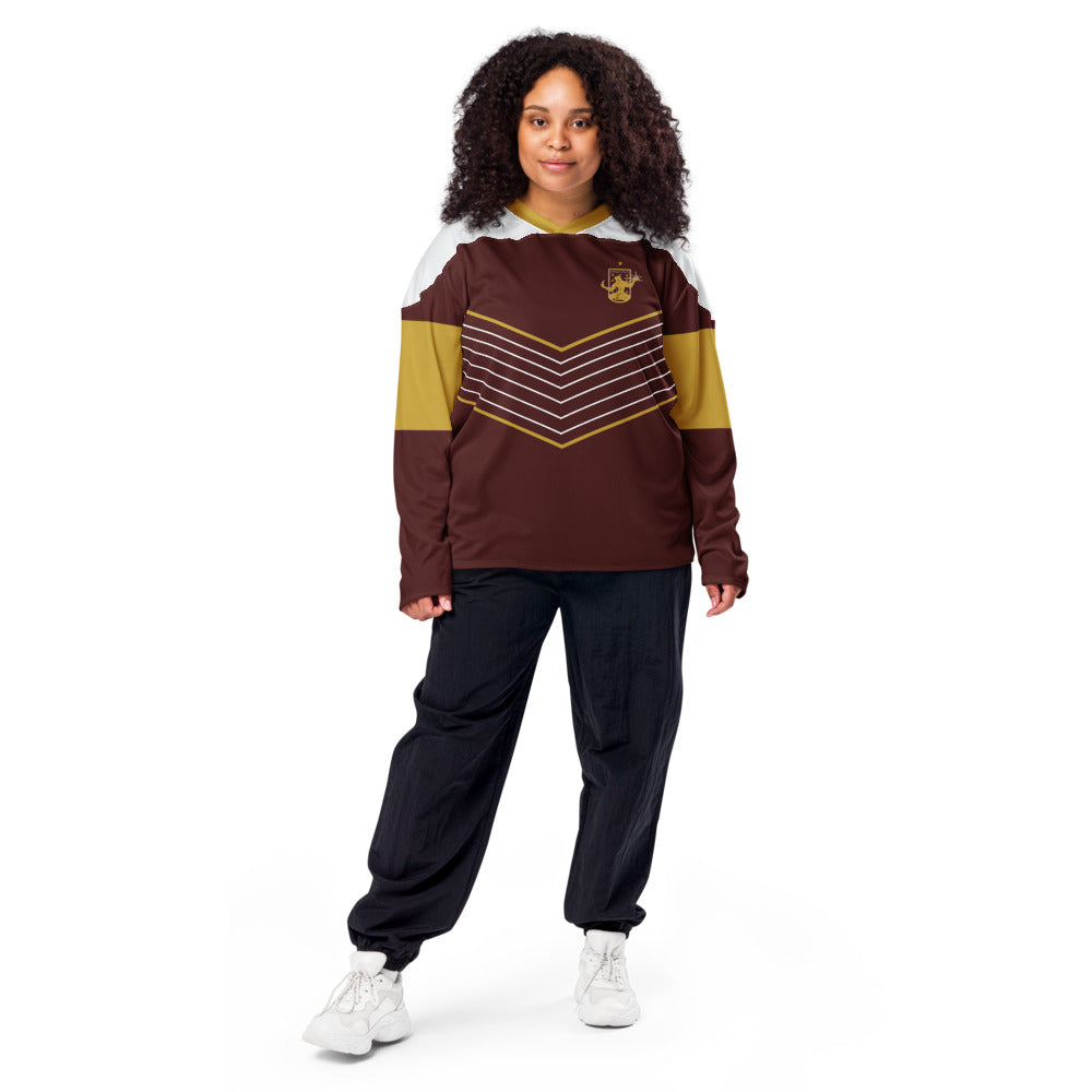 Detroit City FC Direct Line Oversized Recycled Poly Mesh Long Sleeve T-Shirt