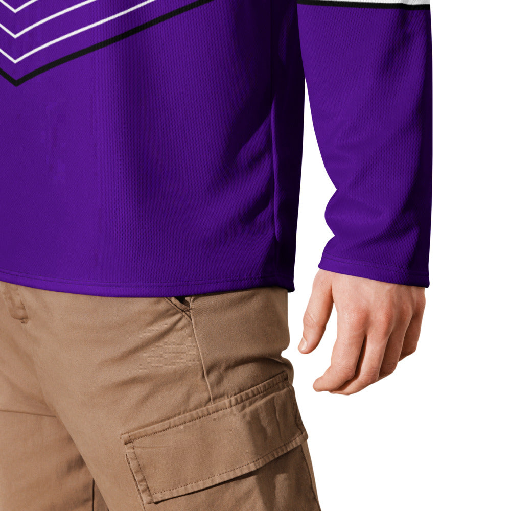 Louisville City FC Direct Line Oversized Recycled Poly Mesh Long Sleeve T-Shirt