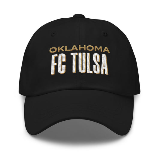 FC Tulsa Embroidered Classic Dad Hat Black