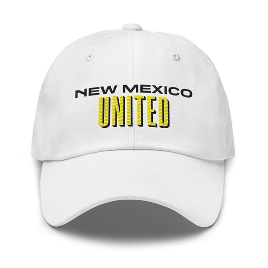 New Mexico United FC Embroidered Classic Team Dad Hat White