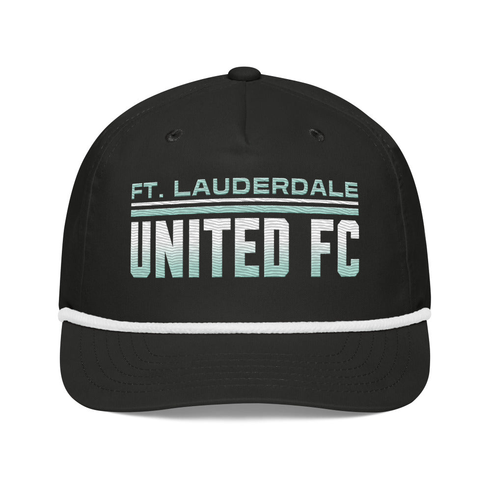 USL Fort Lauderdale United FC Rope hat Black/white