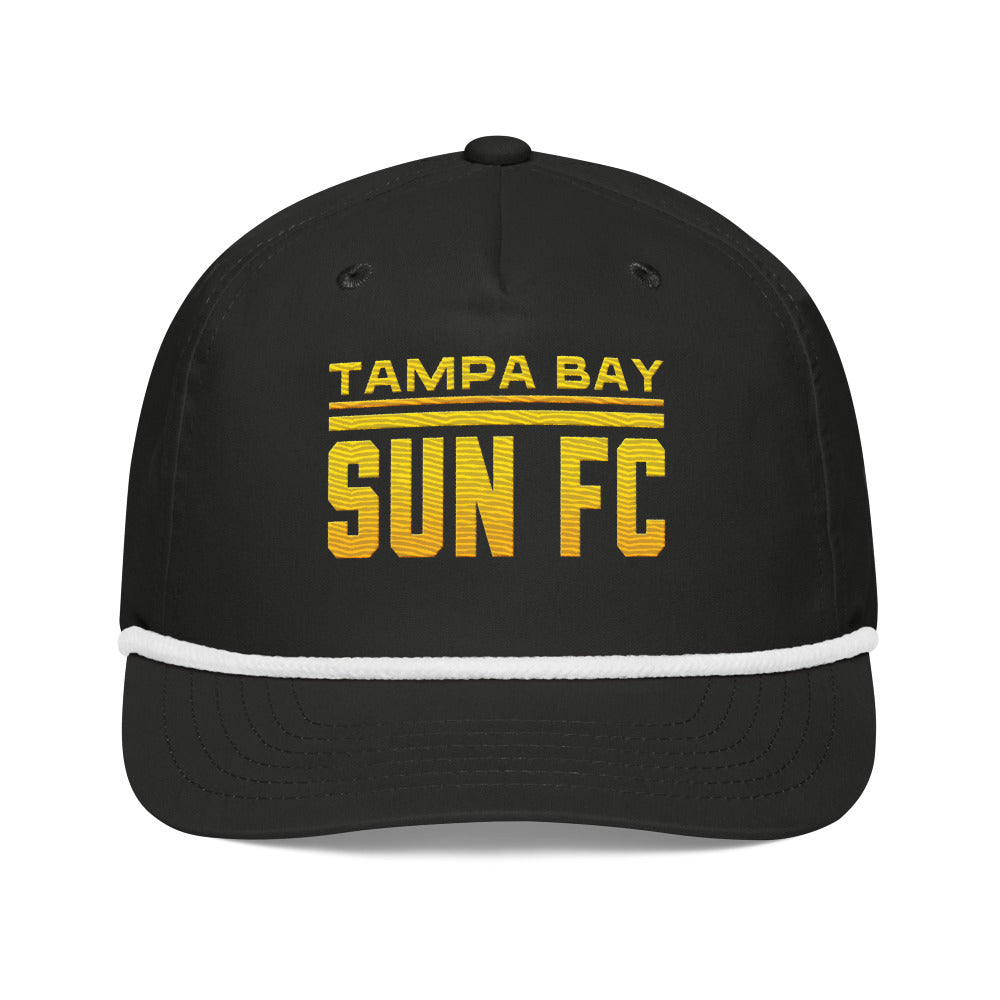USL Tampa Bay Sun Rope hat Black/white