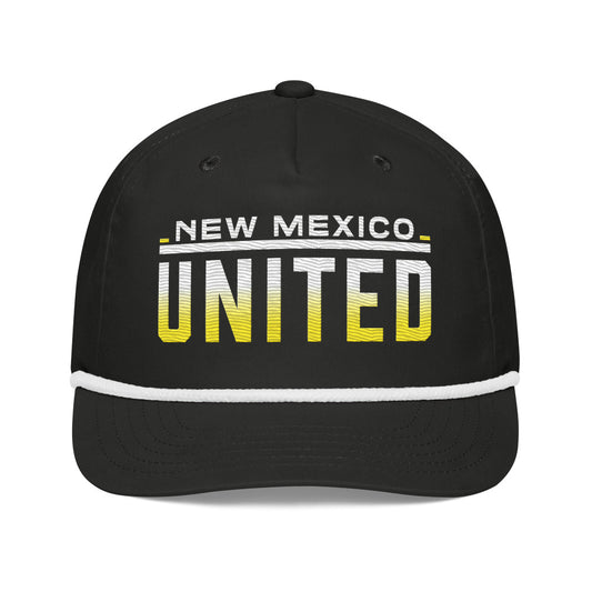 New Mexico United FC Embroidered Team Fade Rope Hat Black/white