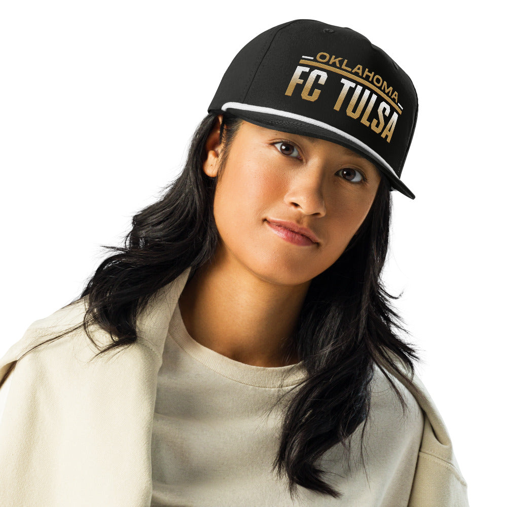 FC Tulsa Embroidered Team Fade Rope Cap