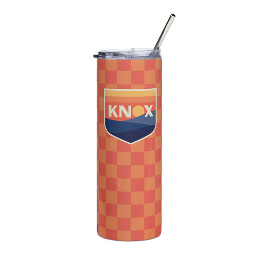 One Knoxville SC Checkmate Stainless Steel Tumbler