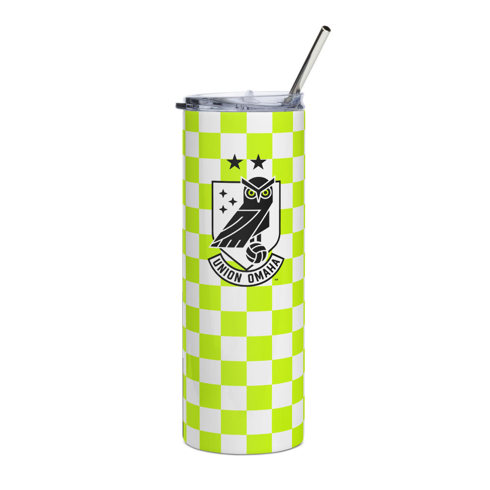 Union Omaha Checkmate Stainless Steel Tumbler