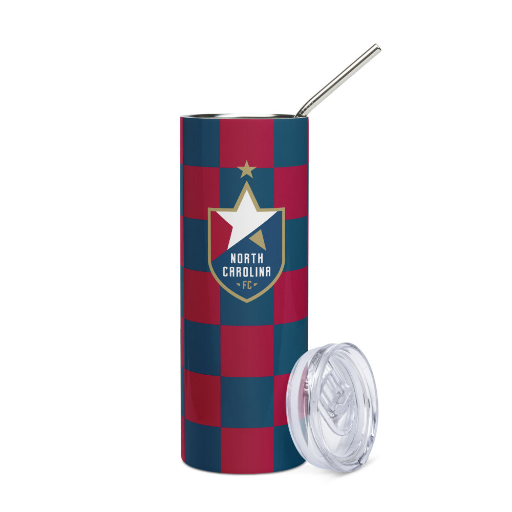 North Carolina FC Checkmate Stainless Steel Tumbler
