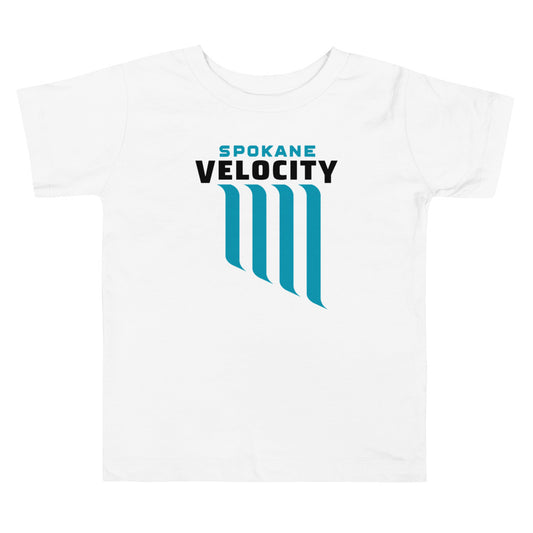 Spokane velocity fc crest toddler t-shirt - white