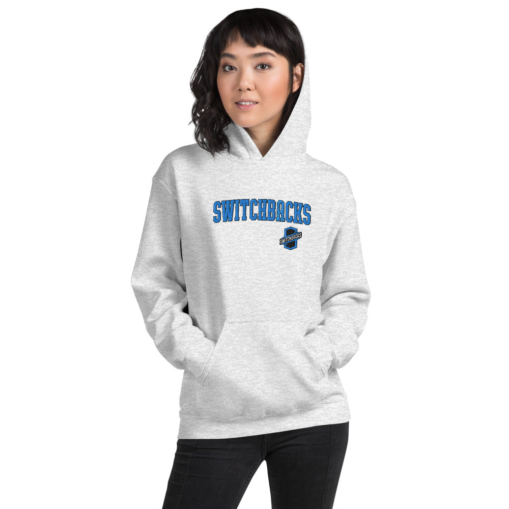 Colorado Springs Switchbacks Embroidered Wordmark Adult Hoodie