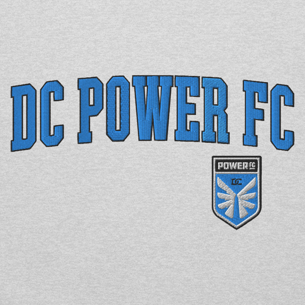 DC Power Embroidered Wordmark Adult Hoodie