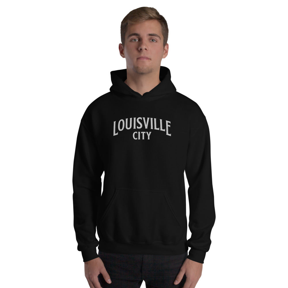 Louisville City FC Embroidered Wordmark Adult Hoodie
