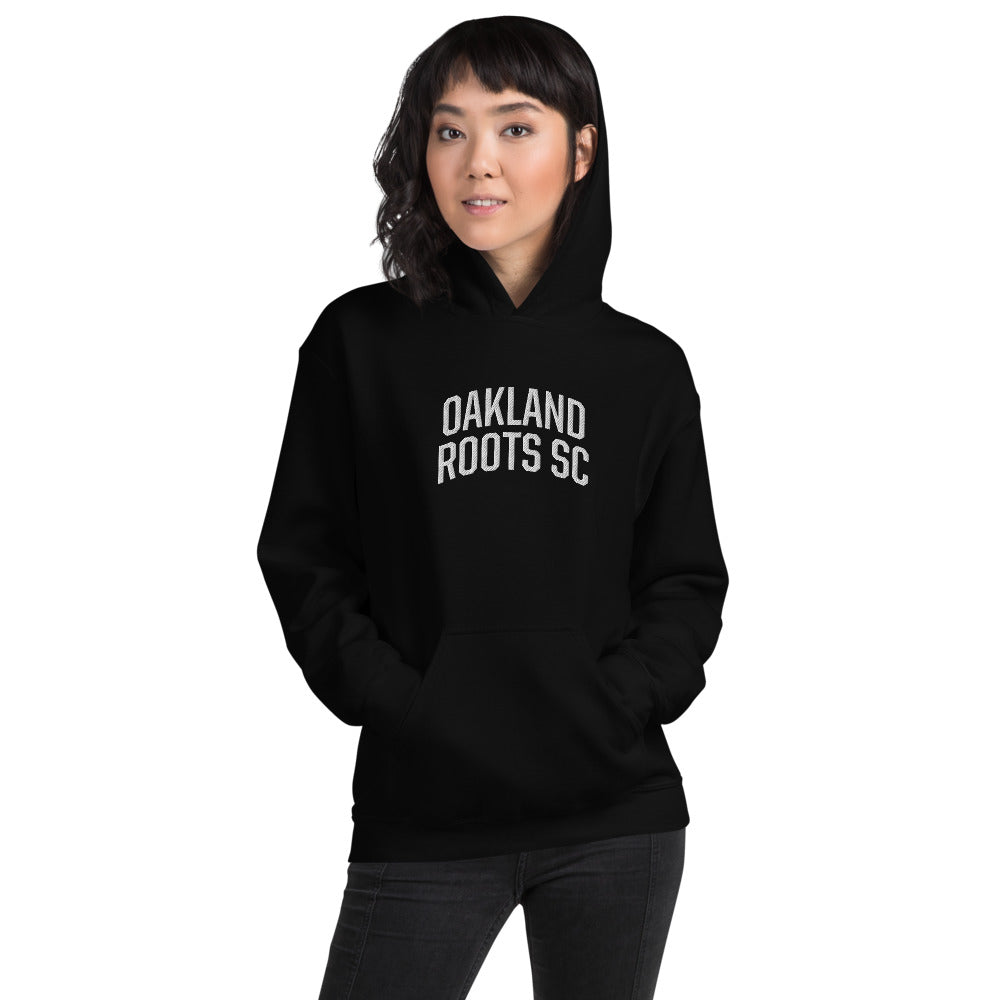 Oakland Roots Embroidered Wordmark Adult Hoodie