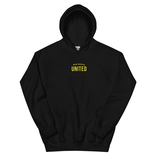 New Mexico United Embroidered Wordmark Adult Hoodie Black