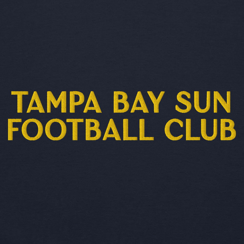 Tampa Bay Sun FC Embroidered Wordmark Adult Hoodie