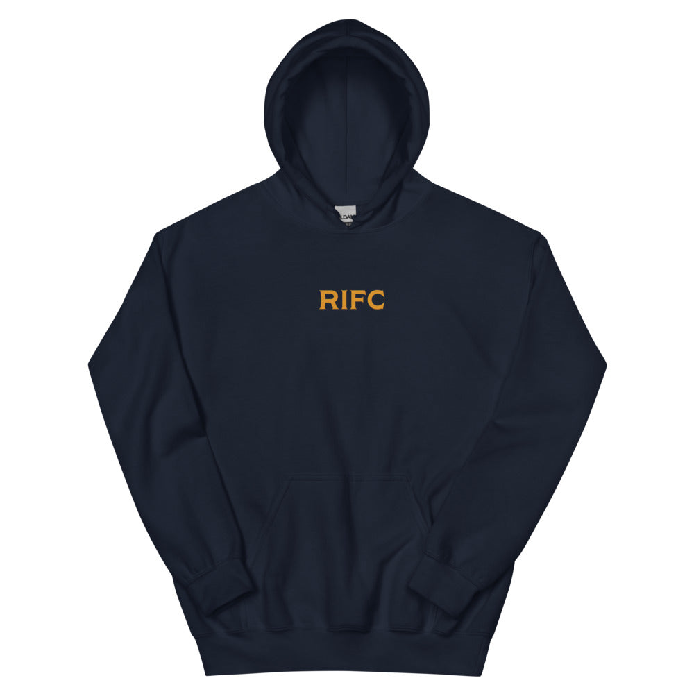 Rhode Island FC Embroidered Wordmark Adult Hoodie Navy