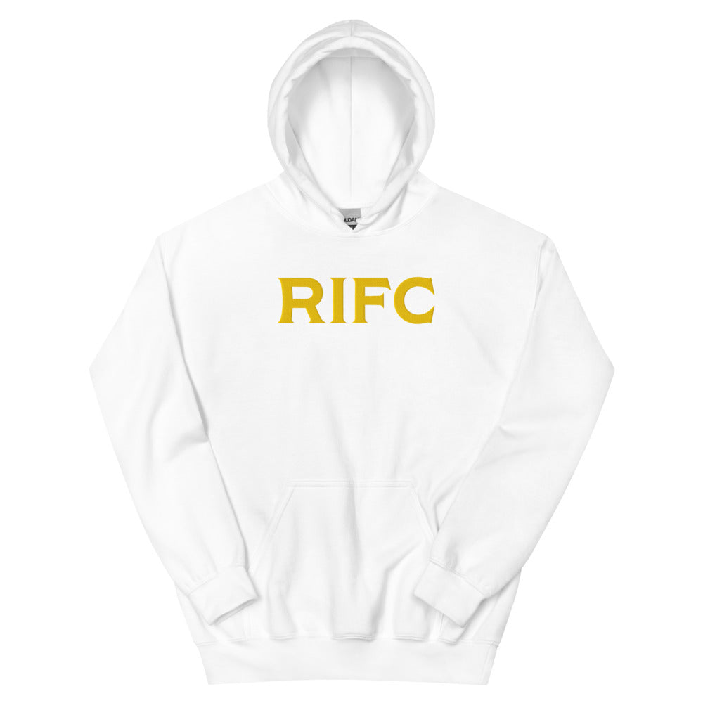 Rhode Island FC Embroidered Wordmark Adult Hoodie White