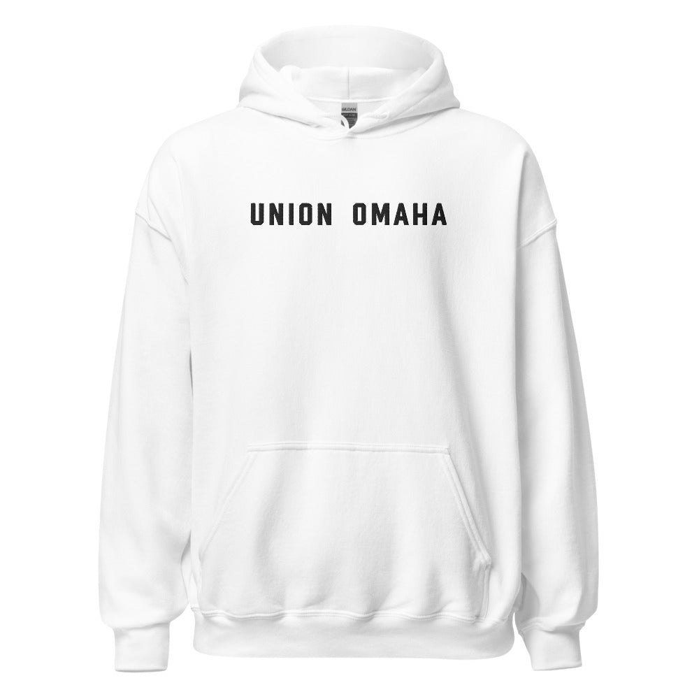 Union Omaha Embroidered Wordmark Adult Hoodie