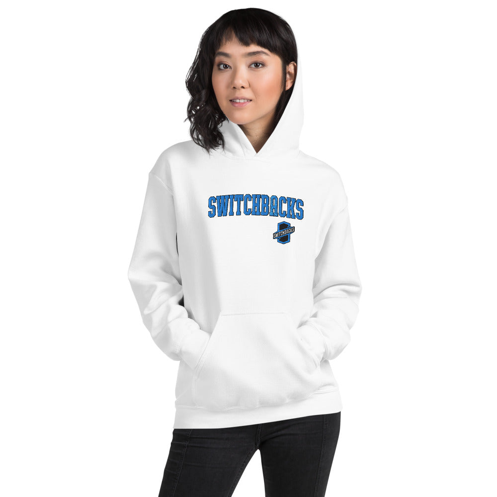 Colorado Springs Switchbacks Embroidered Wordmark Adult Hoodie