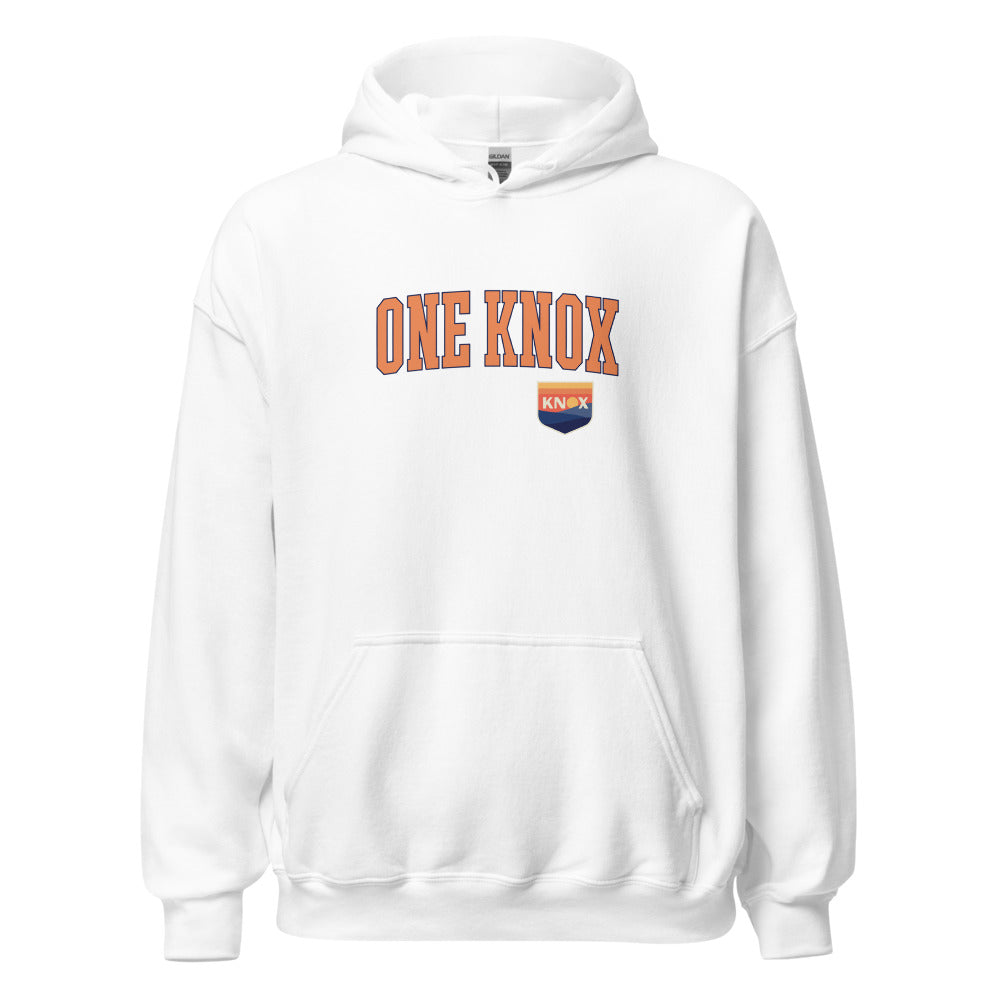 One Knoxville SC Wordmark Adult Hoodie White