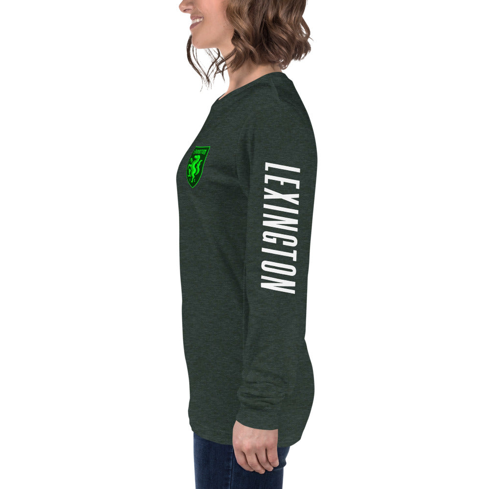 Lexington SC LC/Sleeve Crest 2-Hit Unisex Long Sleeve T-Shirt