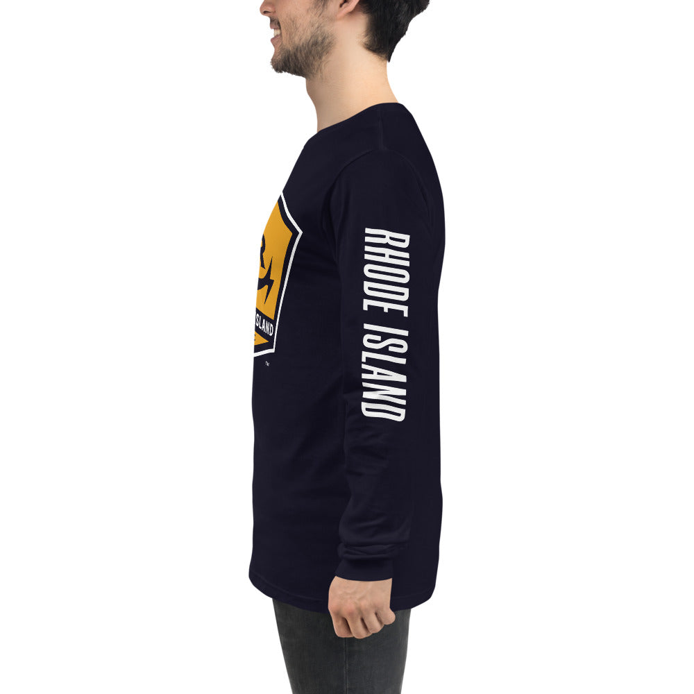 Rhode Island FC LC/Sleeve Crest 2-Hit Unisex Long Sleeve T-Shirt