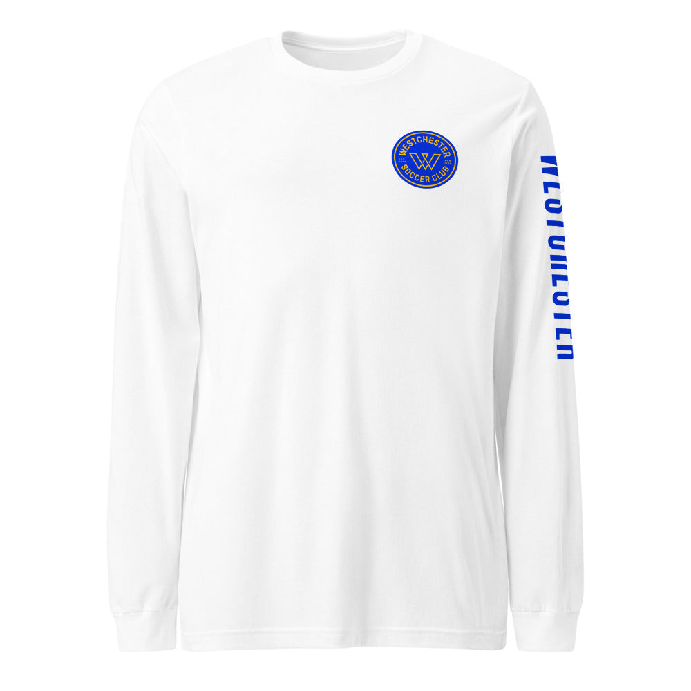 Westchester SC LC/Sleeve Crest 2-Hit Unisex Long Sleeve T-Shirt