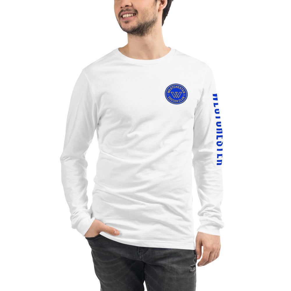 Westchester SC LC/Sleeve Crest 2-Hit Unisex Long Sleeve T-Shirt