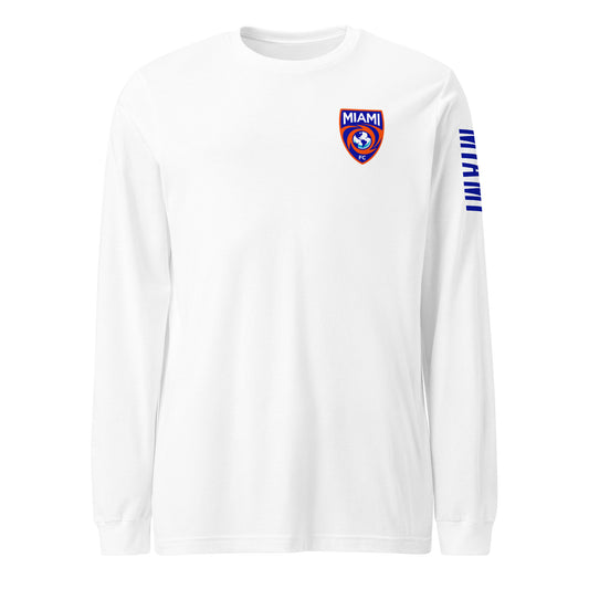 Miami FC LC/Sleeve Crest 2-Hit Unisex Long Sleeve T-Shirt
