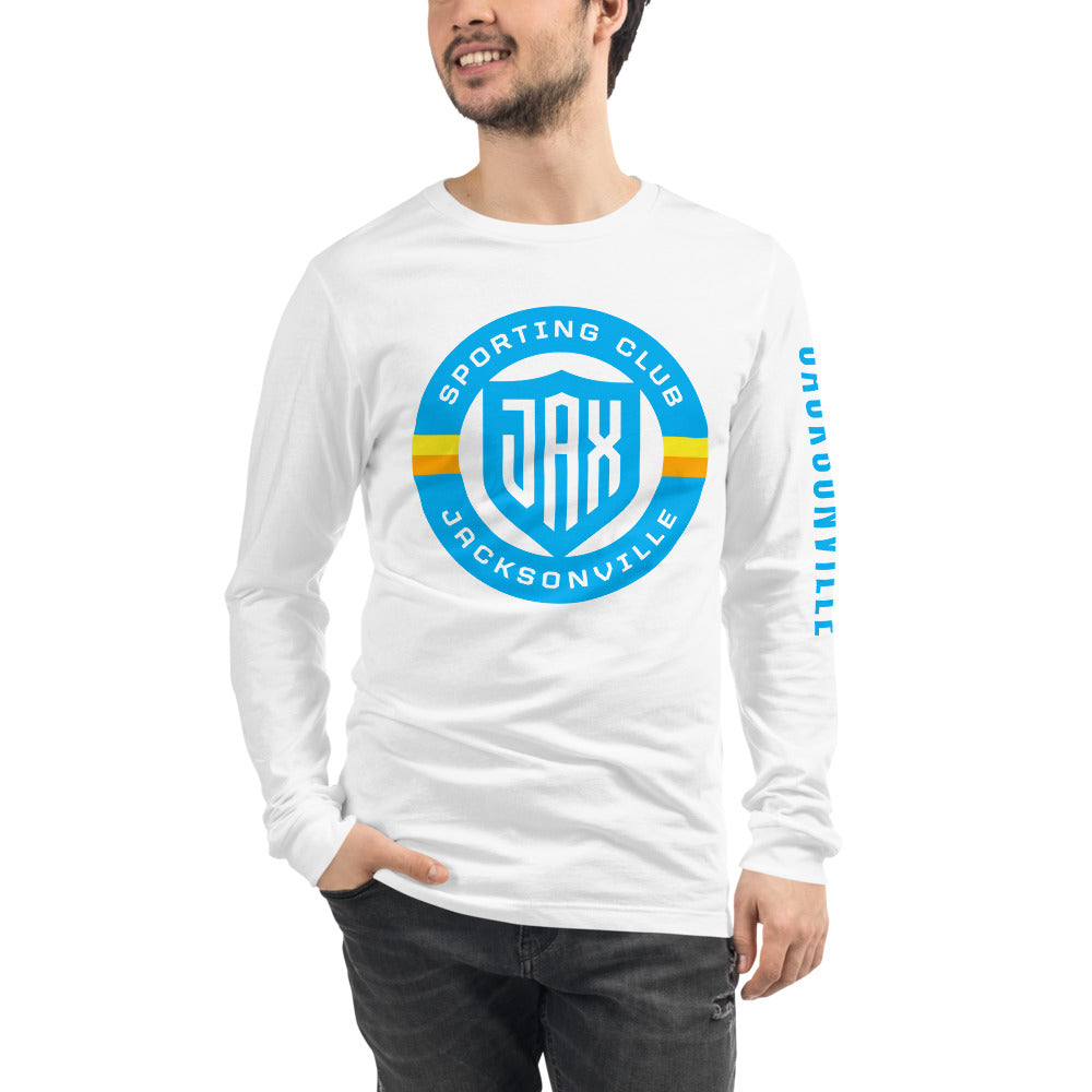 Sporting Jax LC/Sleeve Crest 2-Hit Unisex Long Sleeve T-Shirt