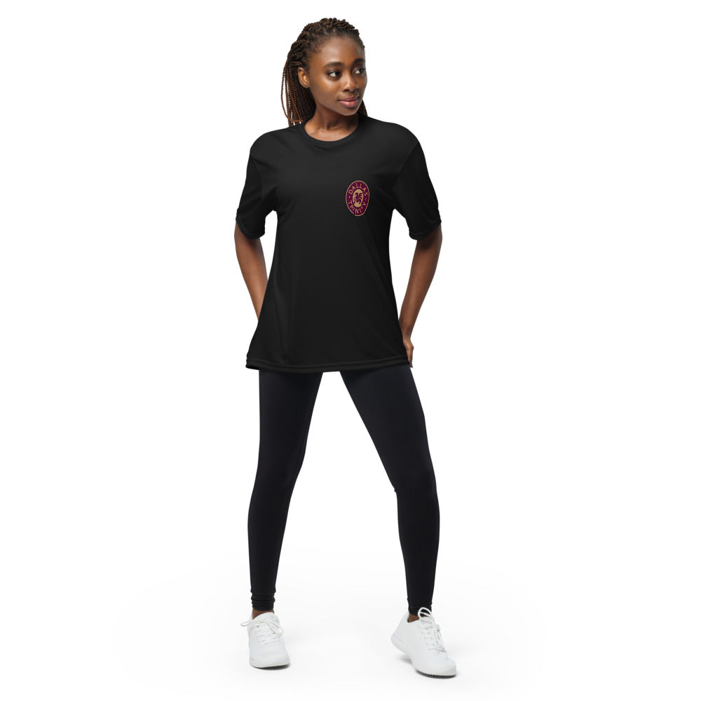 Dallas Trinity FC LC Crest Unisex Performance Crew Neck T-Shirt