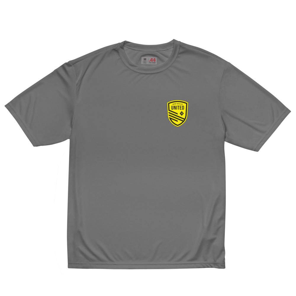 New Mexico United LC Crest Unisex Performance Crew Neck T-shirt Graphite