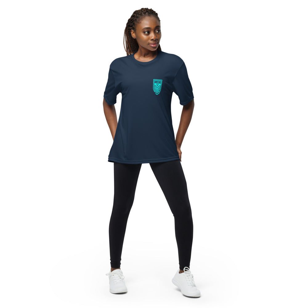Monterey Bay FC LC Crest Unisex Performance Crew Neck T-Shirt