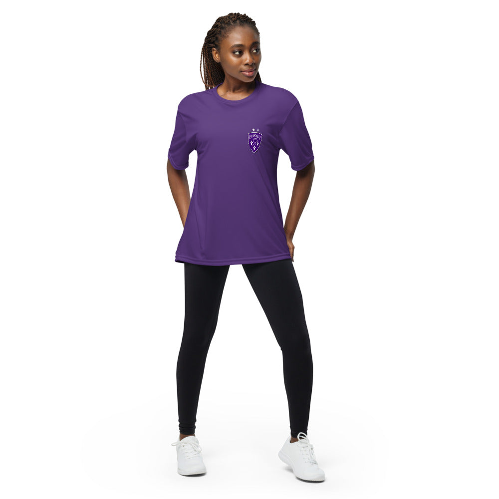 Louisville City FC LC Crest Unisex Performance Crew Neck T-shirt