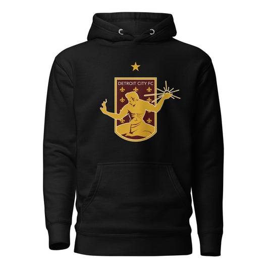 Detroit City FC Crest Cotton Heritage Premium Hoodie