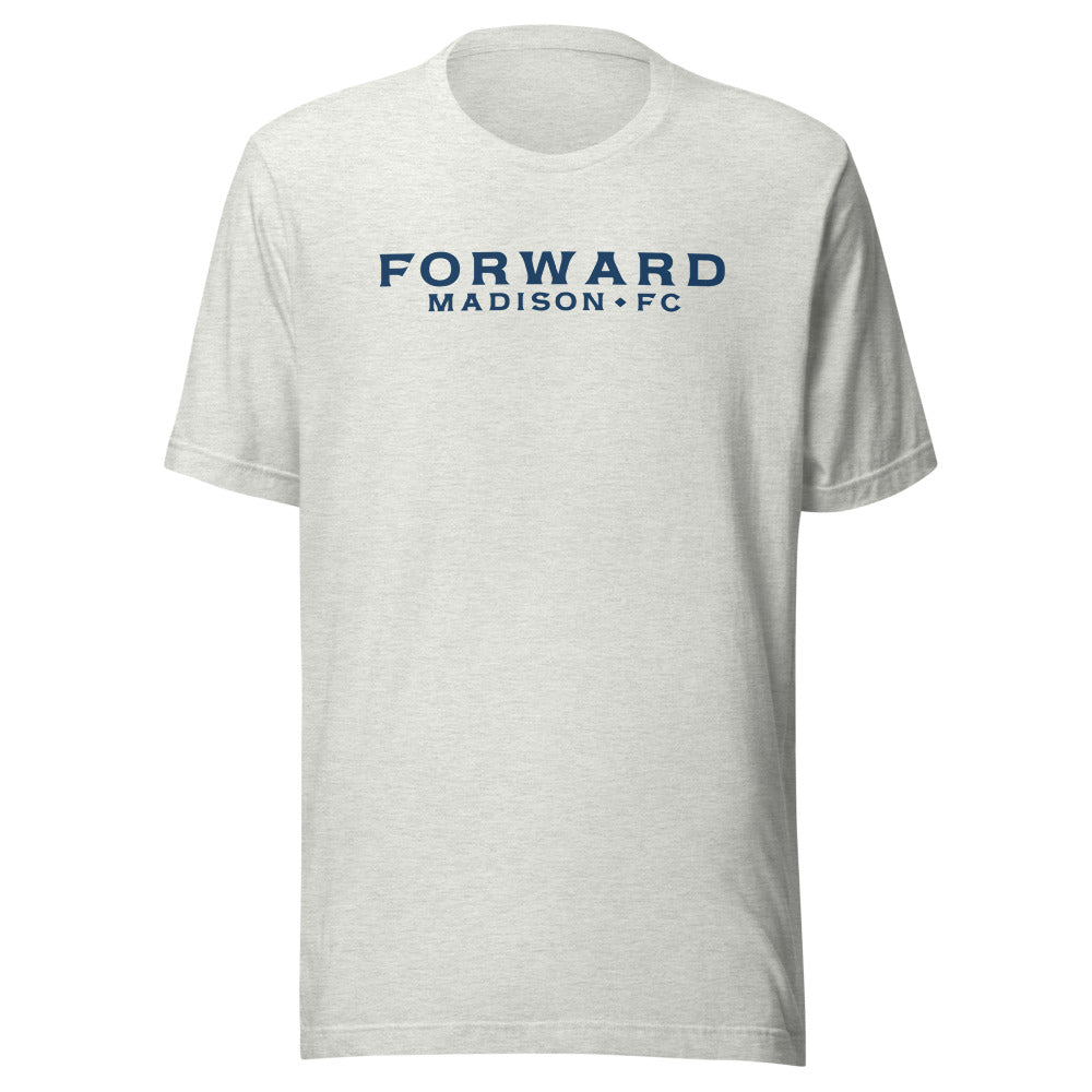 Forward Madison FC Wordmark Adult T-Shirt Ash